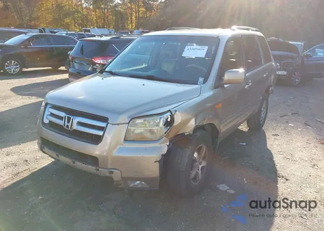 2006 Honda Pilot Ex-L из США, поврежденный, VIN 2HKYF18736H510041